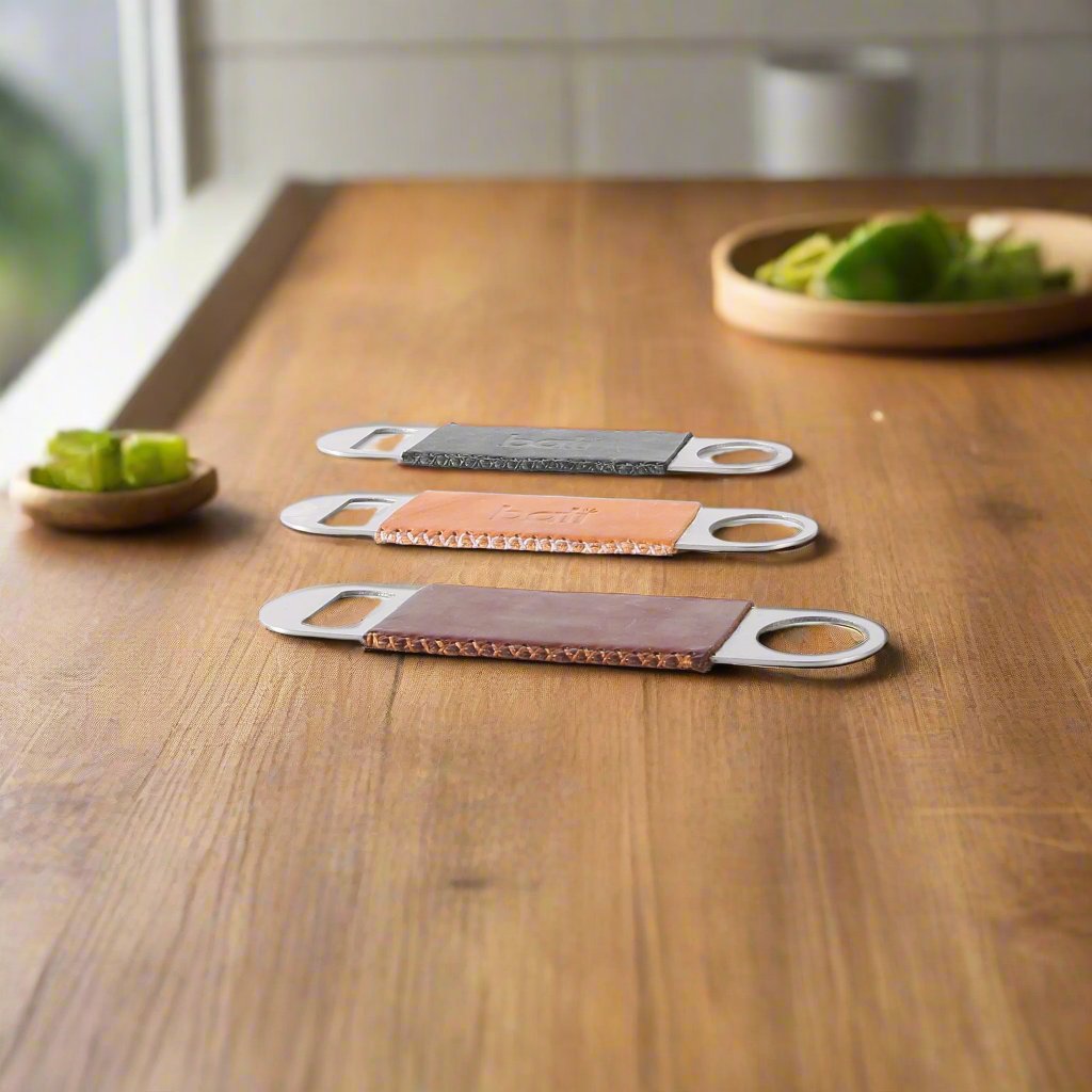 Natural Leather Bottle Opener | Bar Accessories | Bar | | Barwares | Bottle Openers | Leather Home Goods | Leather Cooler | Leather Tray | Bartender | Bartender Accessories | Bati Leather Goods