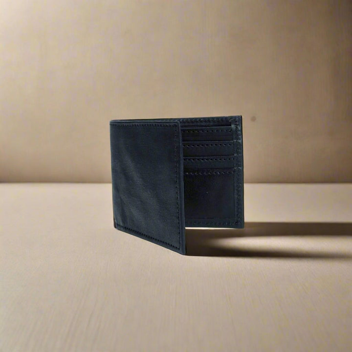 Bati | Black Leather Bifold Wallet | Mens Wallet | Mens Leather Billfold Wallet | Mens Leather Wallet | Mens Bifold Wallet | Leather Accessories | Mens Wallet | All Leather Wallet | Card Holder | Leather Pocket Wallet | Black Wallet | Black Leather Wallet