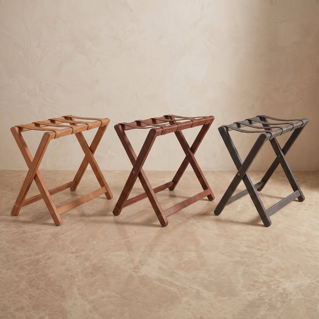 Natural Leather Luggage Rack | Best Luggage Racks | Leather Chair | Luggage Accessories | Hotel Accessories | Leather Furniture | Leather Bar Stool | Best Bar stool | Leather Suitcase | Leather Luggage | Leather Accessories | Best Gifts | Bati Leather Goods | Hotel Goods | Luxury Hotel Luggage Rack