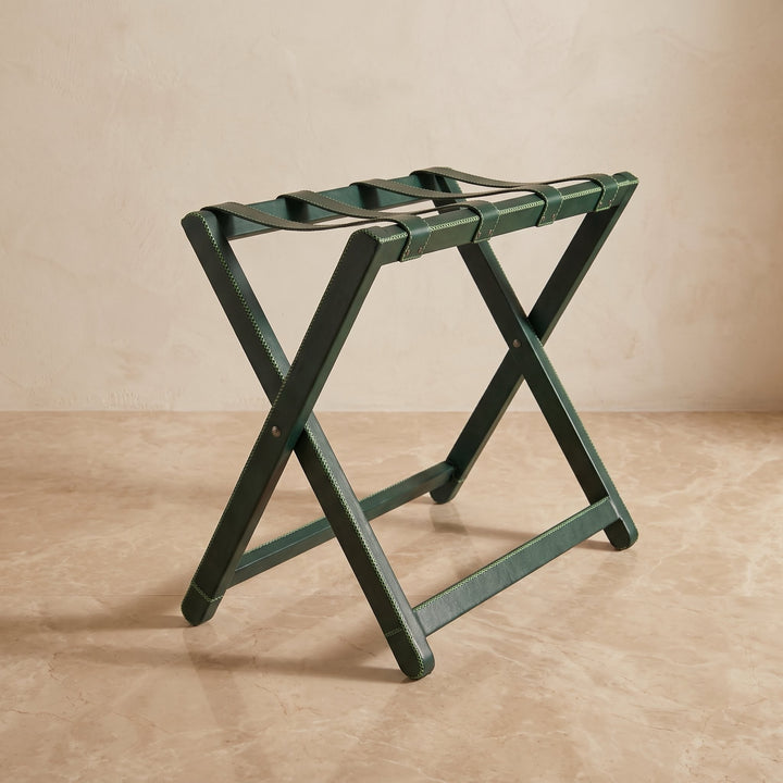 Natural Teal Leather Luggage Rack | Best Luggage Racks | Leather Chair | Luggage Accessories | Hotel Accessories | Leather Furniture | Leather Bar Stool | Best Bar stool | Leather Suitcase | Leather Luggage | Leather Accessories | Best Gifts | Bati Leather Goods | Hotel Goods | Luxury Hotel Luggage Rack
