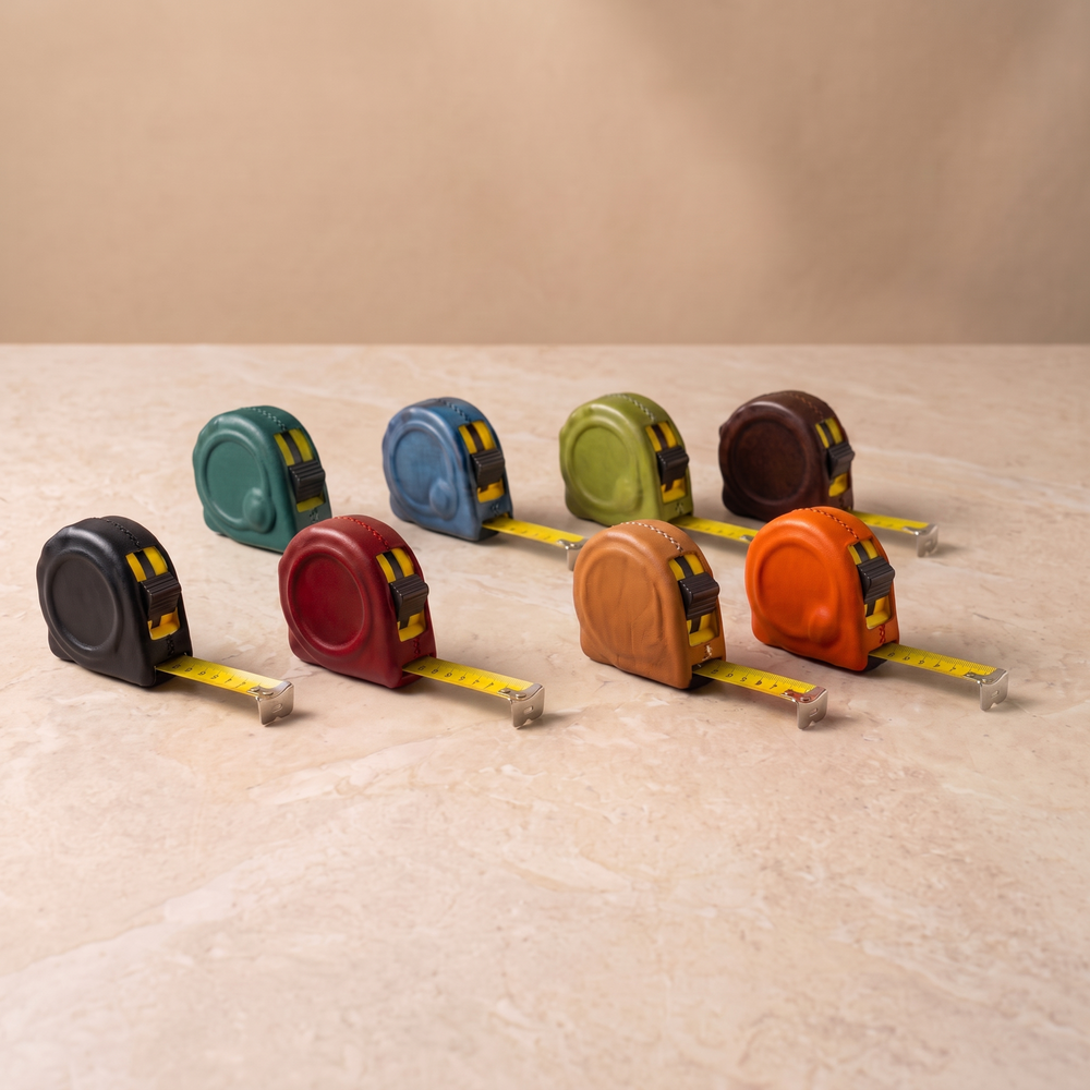 Natural Leather Tape Measure | Best Tape Measure | Measuring Tape | Leather Tools | Leather Tool Set | Tool Box | Mens Gifts | leather hammer, gifts for men, best gifts for men, Father's Day gifts, Christmas gifts for men, best gift ideas, Leather screwdriver, leather tool, set, leather tape measurer, best gifts for guys, Best guys's gifts | Bati Leather Goods