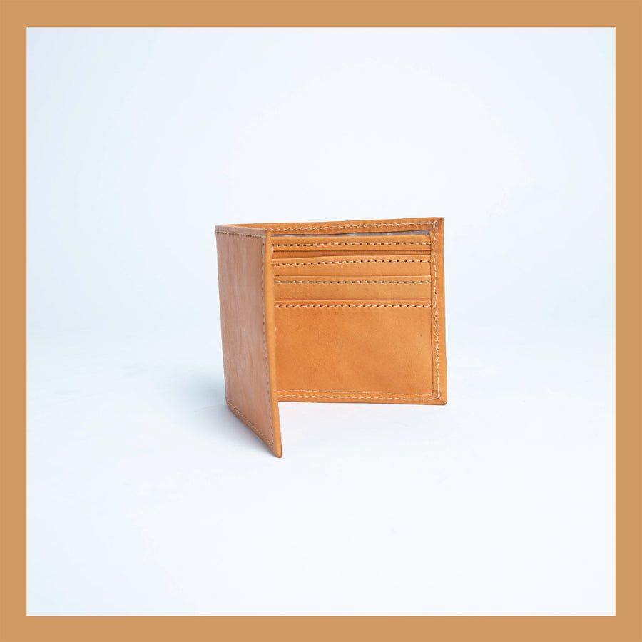Bati | Tan Brown Leather Bifold Wallet | Mens Wallet | Mens Leather Billfold Wallet | Mens Leather Wallet | Mens Bifold Wallet | Leather Accessories | Mens Wallet | All Leather Wallet | Card Holder | Leather Pocket Wallet | Brown Wallet | Brown Leather Wallet