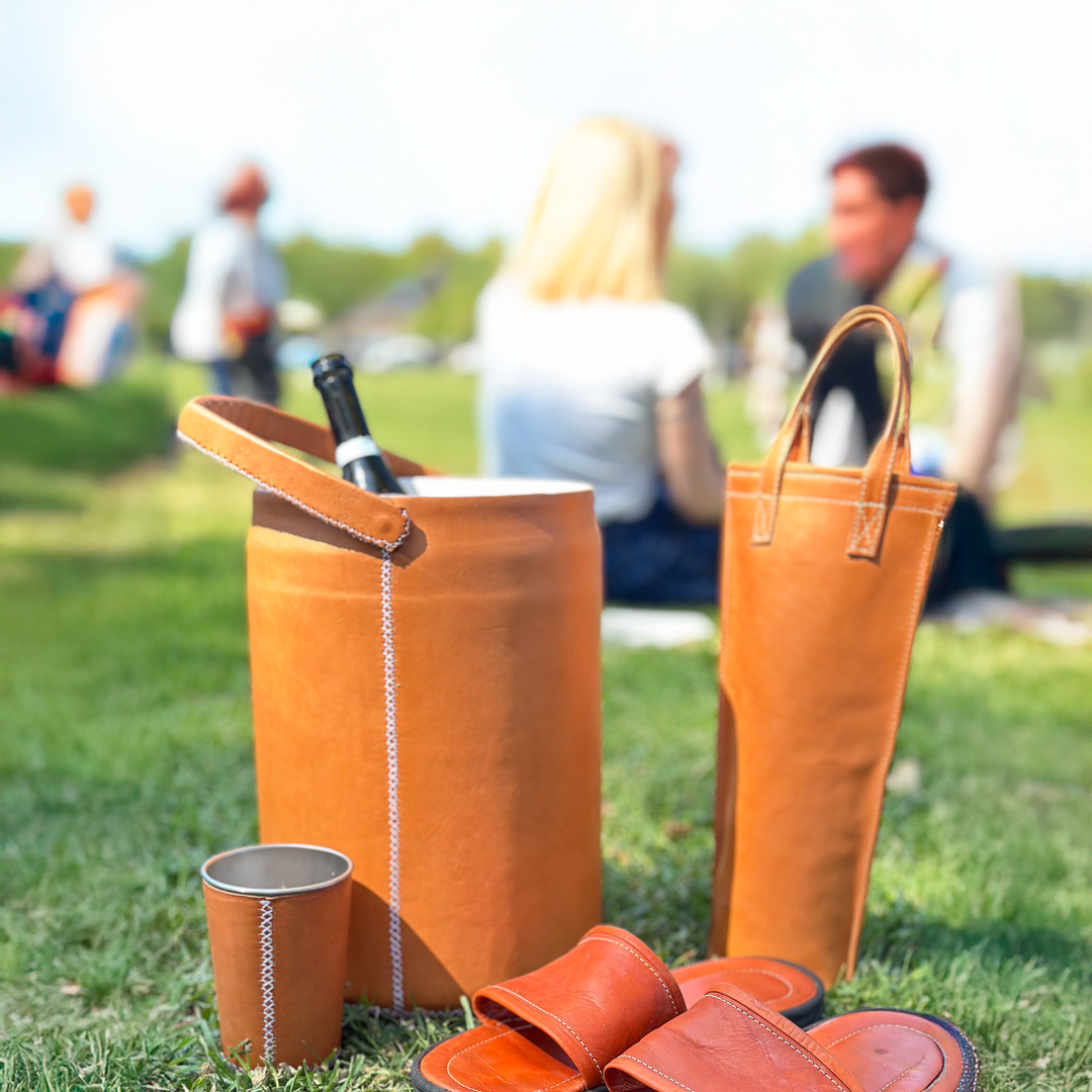 Natural Leather Cooler | Leather Coolers | | Pitcher | Leather Vase | Leather Home Goods | Home Goods | Home and Garden | Interior Design | Leather Tablewares | Leather Barwares | Leather Accessories | Leather Furniture | Bati Leather Goods