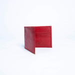 Bati | Red Leather Bifold Wallet | Mens Wallet | Mens Leather Billfold Wallet | Mens Leather Wallet | Mens Bifold Wallet | Leather Accessories | Mens Wallet | All Leather Wallet | Card Holder | Leather Pocket Wallet | Red Wallet | Red Leather Wallet 