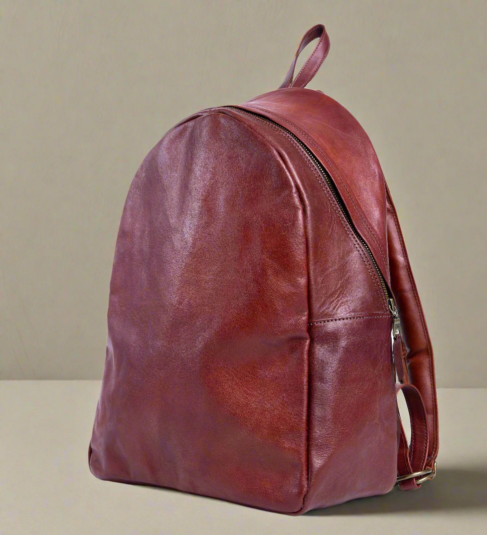Bati | Brown Leather Backpack | Quality Handmade Leather Goods from Paraguay | leather backpacks, leather bags, bati