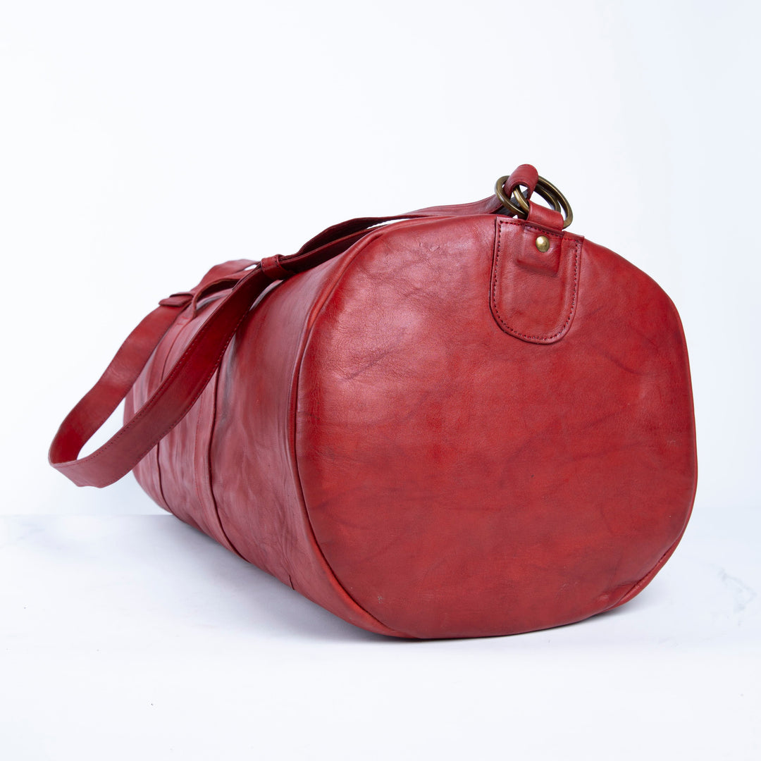 Natural Red Leather Duffel Bag | Mens Bags | Leather Bags | Leather Duffels | Mens Leather Bag | Mens Leather Backpack | Leather Bags | Leather Tote Bag | Best Backpack | Best Laptop Backpack | Mens Leather Bags | Tote Bag | Leather Tote | Leather Purse | Bati Leather Goods