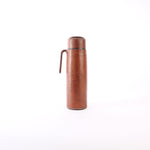 Brown Leather Thermos | Leather Thermos, Leather Accessories, Leather, Hand Stitched Bati Leather Goods | Drinkware | Travel Accessories | Mate Thermos
