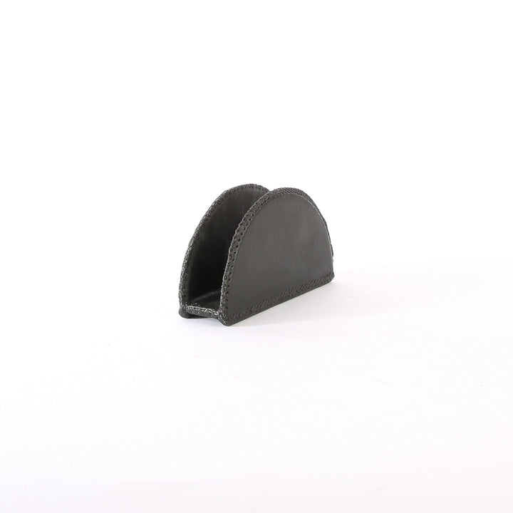 Black Leather Napkin Holder | Bati Goods | Kitchen Accessories | Dinnerware | Table Accessories | Leather Goods | Leather Accessories