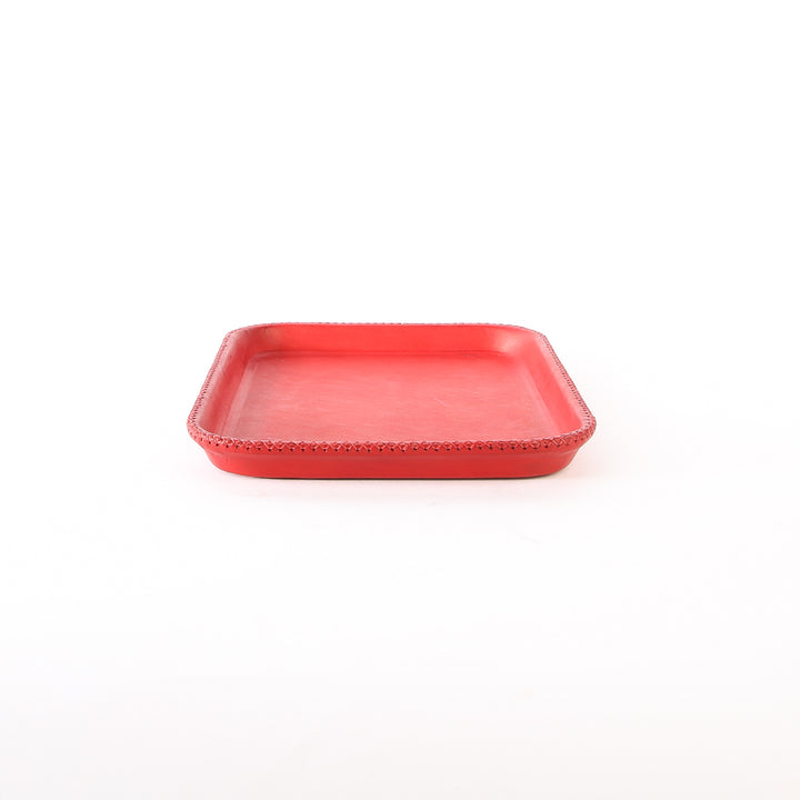 Red Leather Tray | Leather Valet Tray, Home Decor, Leather Accessories, Leather Box, Leather Serving Tray, Bati | Red Leather Tray | Leather Valet Tray, Home Decor, Leather Accessories, Leather Box, Leather Serving Tray | Bati Leather Goods